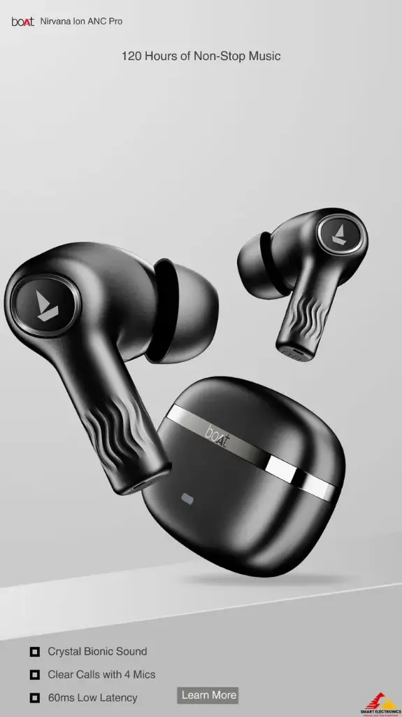 boAt Nirvana Ion ANC Pro: 120H Playback, Hi-Res Audio & ANC | Best Earbuds Under ₹2000