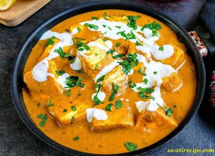 Shahi Paneer half Plate With Cream