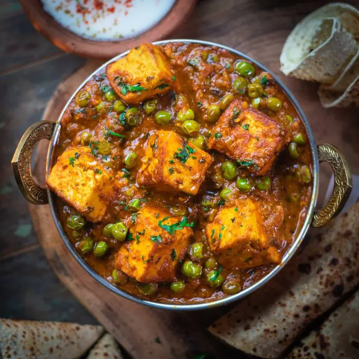 Matar Paneer Half Plate